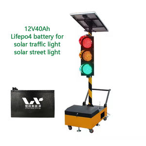 Pil güneş 12v 24v 48v 30Ah 40Ah Lithium lityum pil güneş enerjisi depolama aküsü güneş trafik ve sokak lambası - Product Image 3
