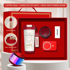 Trendy Custom Luxury Promo Business Gift Set Taza Altavoz Power Bank Regalos anuales premium y populares para agradecimiento ejecutivo - Product Image 3