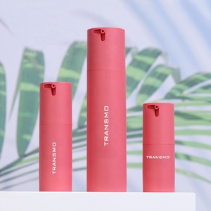Flacon de lotion sans air de luxe écologique de 50 ml, logo personnalisable, tube pompe de forme ovale pour crème pour le visage et nettoyant facial - Product Image 2