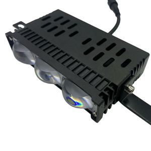 YL 3 Modelo Blanco Amarillo Luz de Rejilla Central con Ojos de Demonio 6000k Temperatura de Color El Favorito de Todos los Fans con Ojos de Demonio - Product Image 2