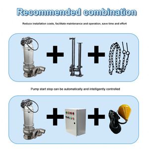 Pompe submersible monocellulaire résistante à la corrosion de 1 à 200 CV pour eaux usées, idéale pour les stations d'épuration - Product Image 5