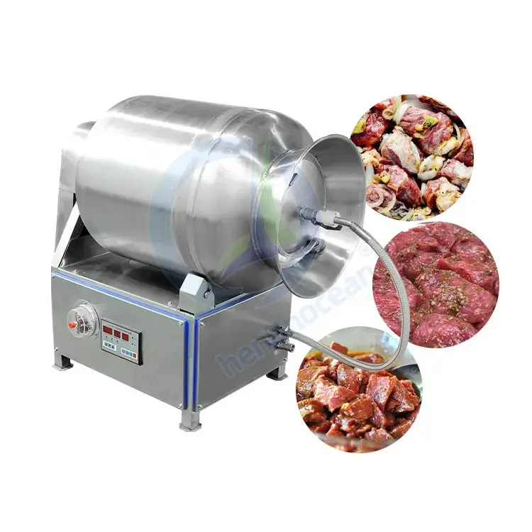 Hoge Kwaliteit Roestvrij Staal Automatische Kip Marinator/Vlees Zouten Machine/Roteren Vacuüm Tumbler