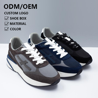 Chaussures de sport de luxe en maille respirantes pour hommes chaussures de course décontractées pour l'extérieur chaussures de marche personnalisées pour hommes baskets