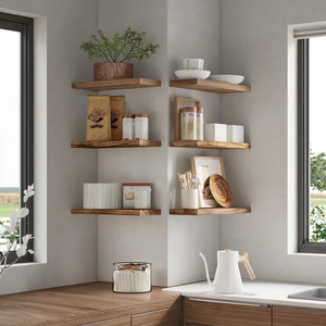 <span class=keywords><strong>Étagère</strong></span>s murales en bois de paulownia pour <span class=keywords><strong>étagère</strong></span> <span class=keywords><strong>murale</strong></span> de salle de bain avec supports en métal invisibles <span class=keywords><strong>étagère</strong></span>s flottantes en bois - Product Image 6