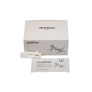 Testseabs 한 단계 수의학 FHV Ag 키트 FVR 고양이 광견병 동물 급속 테스트 키트 동물 용 카세트 - Product Image 5