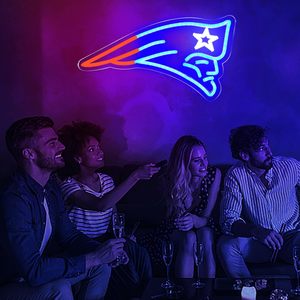 Letrero de Neón de Fútbol, Luz LED de Neón para Decoración de Pared, Logotipo de Equipo de Fútbol Atenuable para Cuarto de Hombre, Garaje, Bar, Fiesta - Product Image 5