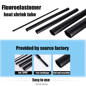 Tube thermorétractable en <span class=keywords><strong>fluoroélastomère</strong></span> de protection d'isolation résistant aux hautes températures de 200 degrés/fkm - Product Image 3