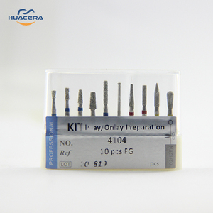Huacera 4104 laboratorio odontoiatrico di alta qualità utilizza frese diamantate assortite per lucidare punte per Router con punta in metallo duro - Product Image 1