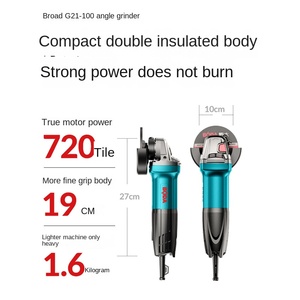 มอเตอร์แปรงถ่านมุมแคบ G21-100 ใช้ไฟ AC อเนกประสงค์สำหรับงานตัด ขัด เจียร และขัดเงาในครัวเรือน - Product Image 5