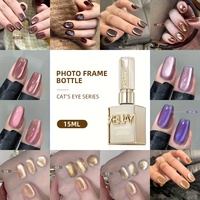 XEIJAYI Vernis à ongles gel UV, Fournitures pour ongles, Flacon pour nail art, Gel effet œil de chat, Norme européenne, Sans TPO ni HEMA, OEM ODM Vente en gros