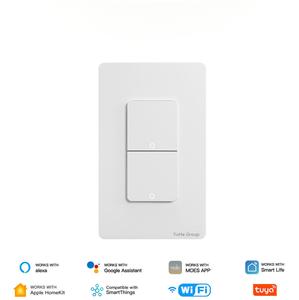 Interruptor de Pared Minimalista de 4 Vías con Control Táctil Wi-Fi IP20 10A 230V de YuHe Group, Compatible con Alexa, Google Assistant y Smart Life - Product Image 2