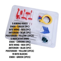 Kit Completo del Sistema de Posicionamiento de Películas de Rayos X Intraorales Dentales de la Marca MIMU, Modelo MEGA KIT, Certificado CE, Resina Plástica, Acero Metálico