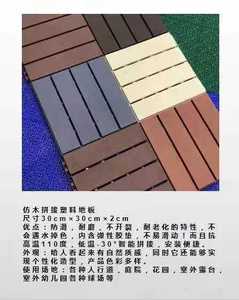 Eco Friendly Wood Plastic Flooring for Indoor and Outdoor Use Waterproof <b>Scratch</b> Resistant Low Maintenance Affordable - Product Image 5
