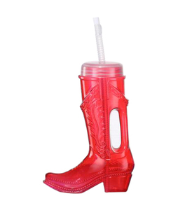 แก้วเบียร์พลาสติกรูปรองเท้าคาวบอยมีหูจับ - Product Image 3