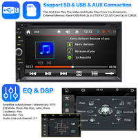 Estéreo para Auto de Doble DIN con Reproductor de DVD y CD, Apple CarPlay y Android Auto Inalámbricos, Pantalla Táctil, Radio, Bluetooth, USB, SD, FM