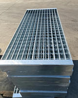 Grille en acier galvanisé sur mesure, matériaux de construction industrielle, couvercle de caniveau de drainage