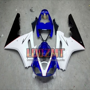 Carénage d'injection pour Triumph Daytona 675 <span class=keywords><strong>R</strong></span> 02 03 05 06 07 08 Daytona675 blanc bleu 2002 2003 2004 2005 2006 2007 <span class=keywords><strong>2008</strong></span> 15No.<span class=keywords><strong>6</strong></span> - Product Image 1