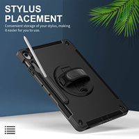 TPU + PC 360 Rotation Personnalisé Robuste Fente pour Stylo Étui pour Tablette pour Samsung Galaxy Tab S10 FE + Plus 13.1 Pouces