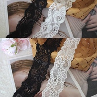 Matériaux de décoration florale élastique de qualité supérieure pour vêtements, accessoires de couture DIY pour robes de mariée