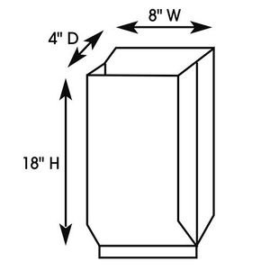 Đa Tường Bao 3 Hai Lớp 25Kg Pinch Dưới Nóng Chảy Keo Dán <span class=keywords><strong>Kraft</strong></span> Túi Giấy Với Pe Lót - Product Image 4