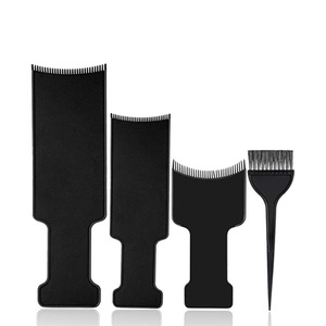 Coloration Teinture couleur aléatoire <span class=keywords><strong>Conseil</strong></span> Barbershop Coiffure Applicateur Noir Salon Outils Cheveux Highlight Board - Product Image 6