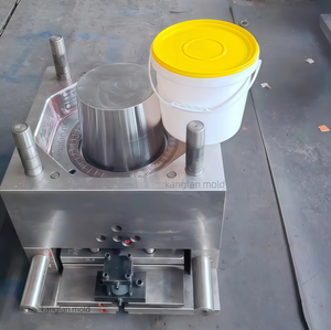 Moule d'injection professionnel en acier et plastique de 20 L pour seaux de peinture et de ciment, haute précision, sûr et fiable - Product Image 2