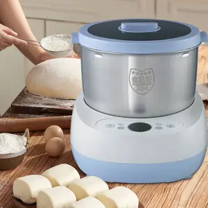 Mini máquina de massa de pão para fazer massa, máquina elétrica automática de 5kg roti para preparar massa de pão