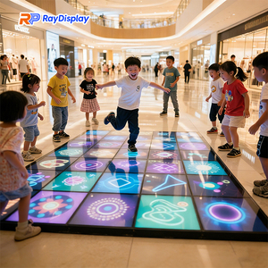 Écran LED interactif pour sol, format 500x500mm, P1.2 P1.53, affichage vidéo LED pour sol, installation rapide, <span class=keywords><strong>location</strong></span> pour événements - Product Image 1