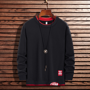 Pull en velours décontracté à manches longues pour homme – Nouvelle tendance printemps, marque très prisée, chemise de base automne, confortable et respirant - Product Image 3