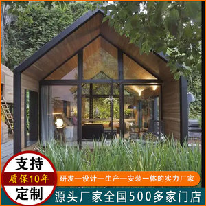 Casa de Verano Moderna de Madera de Dos Pisos con Balcón, Fácil de Montar, Casa de Jardín para Exteriores - Product Image 4