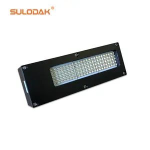 Lampu Curing Led Uv 395nm, ukuran 100*20mm sistem pendingin air cetak layar 80 lampu Uv Led 150X100 Mm 1-50