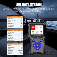Escáner OBD2, Herramienta de Diagnóstico para Autos, OBD II Completo, Lector Universal de Códigos de Error de Vehículos, Lector de Luz de Advertencia del Motor con Búsqueda de DTC