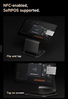 Настольный POS-терминал SUNMI T3 Pro MAX Flagship, моноблок, корпус из алюминиевого сплава, сенсорный экран с защитой от отпечатков пальцев