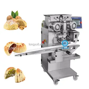 High Capacity Automatic Two Color Filled Cookie Maamoul Moon Cake Making Machine With Low Price