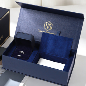 Caja de Joyería Magnética de Cartón Ecológico de Alta Calidad con Logotipo Personalizado para Collares y Anillos, Venta al Por Mayor del Fabricante - Product Image 3