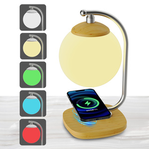 Decorative USB Charging Nordic Modern LED <b>Desk</b> Lamp Ambient Moon Light Touch Control Eye Caring for Bedroom Home Office Decor - Product Image 2