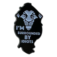 Broche en émail souple en alliage de zinc avec logo personnalisé du fabricant, thème musique rock, souvenir de concert, cadeau, vente en gros