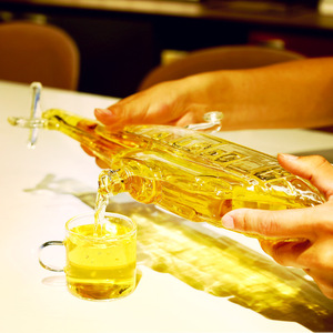 Decantador <span class=keywords><strong>de</strong></span> Whisky con Forma <span class=keywords><strong>de</strong></span> Avión, Botellas <span class=keywords><strong>de</strong></span> Vidrio para Licor, Whisky Escocés, Bourbon, Vodka - Product Image 4