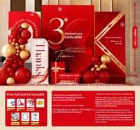 Kit de Décoration Personnalisé Style Simple pour Cérémonie d'Ouverture – Panneau KT, Toile de Fond, Ensemble de Ballons, Impression Numérique, Fournitures pour Scène d'Événement/Fête