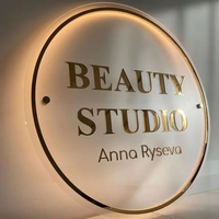 Enseigne lumineuse LED 3D personnalisée avec logo d'entreprise, rétroéclairée, néon flexible, étanche IP65, affichage multicolore, décoration pour magasin, entreprise, boutique