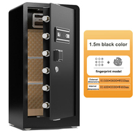 Caja Fuerte de Doble Puerta Zxh 1500x600x550mm con Cerradura de Huella Digital, Código y Llave, para Hogar u Oficina, Color RAL Personalizado, Moderna
