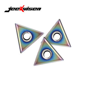 Plaquettes de tournage en carbure de tungstène TNMG160404-MS JS115P, outils de coupe CNC pour l'usinage de l'acier inoxydable - Product Image 3