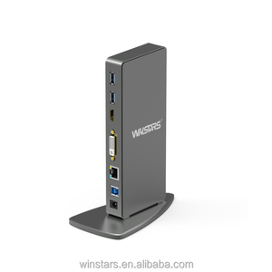 Venta caliente doble salida de Video USB <span class=keywords><strong>tipo</strong></span> <span class=keywords><strong>C</strong></span> Universal estación de acoplamiento con USB 3,0 de 4 puertos <span class=keywords><strong>Hub</strong></span>/VGA/ <span class=keywords><strong>HDMI</strong></span> - Product Image 1