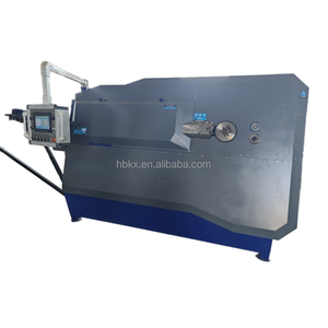 PLC + pantalla táctil 4-14mm 2000 uds/hora máquina dobladora de barras de refuerzo de acero automática CNC máquina dobladora de alambre de estribo de barras de refuerzo automática - Product Image 2