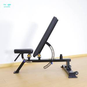 <span class=keywords><strong>Banc</strong></span> de musculation robuste multi-positions réglable pour haltères, incluant positions plate, inclinée et déclinée, pour entraînement complet du corps à domicile - Product Image 1