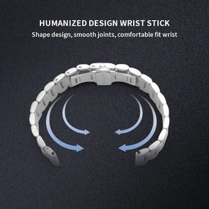 Correa de Acero Inoxidable para Huawei GT GT2 <span class=keywords><strong>Amazfit</strong></span> <span class=keywords><strong>GTR</strong></span> para Galaxy 3 4 5 Gear S3 Classic 18mm 20 22 24mm Brazalete de Metal - Product Image 6