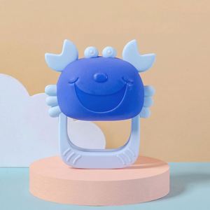 Jouet à mâcher souple en forme de gant, sucette à thème animal mignon, anneau de dentition pour bébé en silicone de qualité alimentaire, jouets sensoriels pour nourrissons - Product Image 3