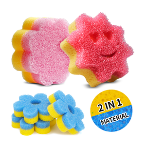 Chất lượng cao mật độ cao Composite polyester sợi Sponge chà làm sạch cho nhà bếp món ăn rửa - Product Image 4