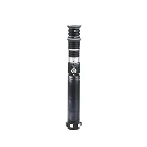 Txqsaber RGB Neo pixel lightsaber foc kim loại hilt ngôi sao các cuộc chiến tranh Led đồ chơi mịn Swing FLASH ON Clash mandalorian cosplay đồ chơi