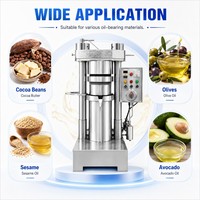 Mini Baobab Pompoen Hennepzaad Walnoot Kokosnoot Avocado Cacaoboon Canola Koolzaad Hydraulische Olie Extract Koude Oliepers Machine